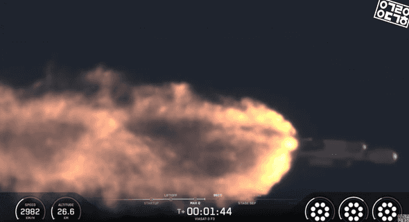 VIASAT-3 F3 launching