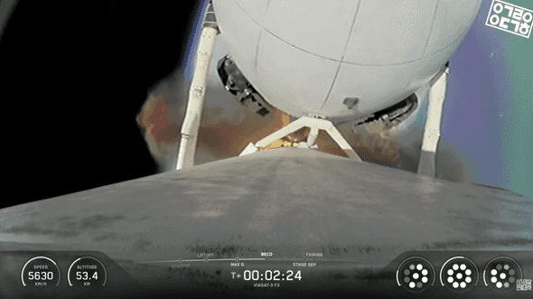 VIASAT-3 F3 separating