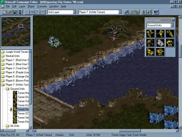Starcraft map editor